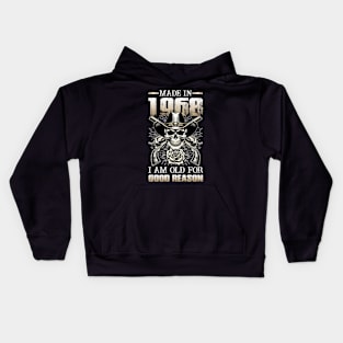 Made In 1968 I'm Old For Good Reason Kids Hoodie